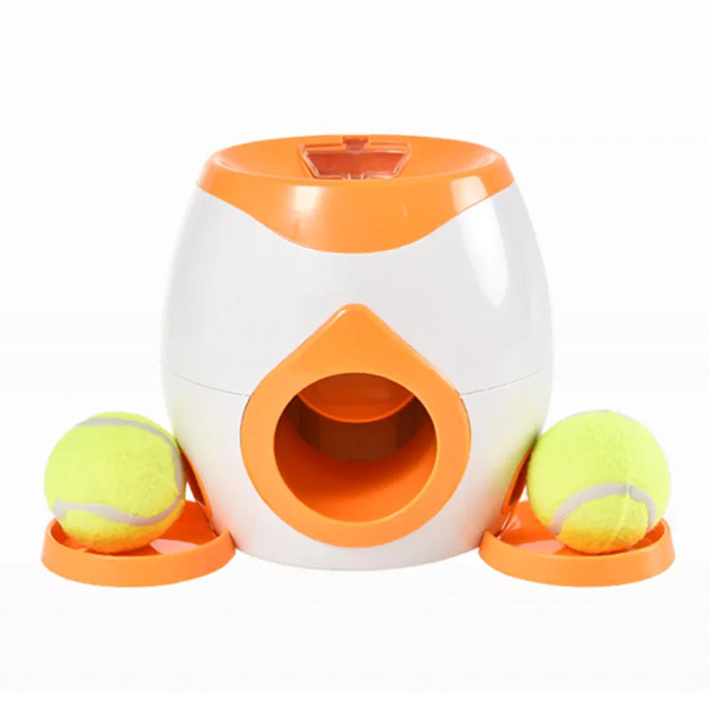 Automatic Dog Ball Launcher | Interactive Treat & Tennis Ball Throwing Ball