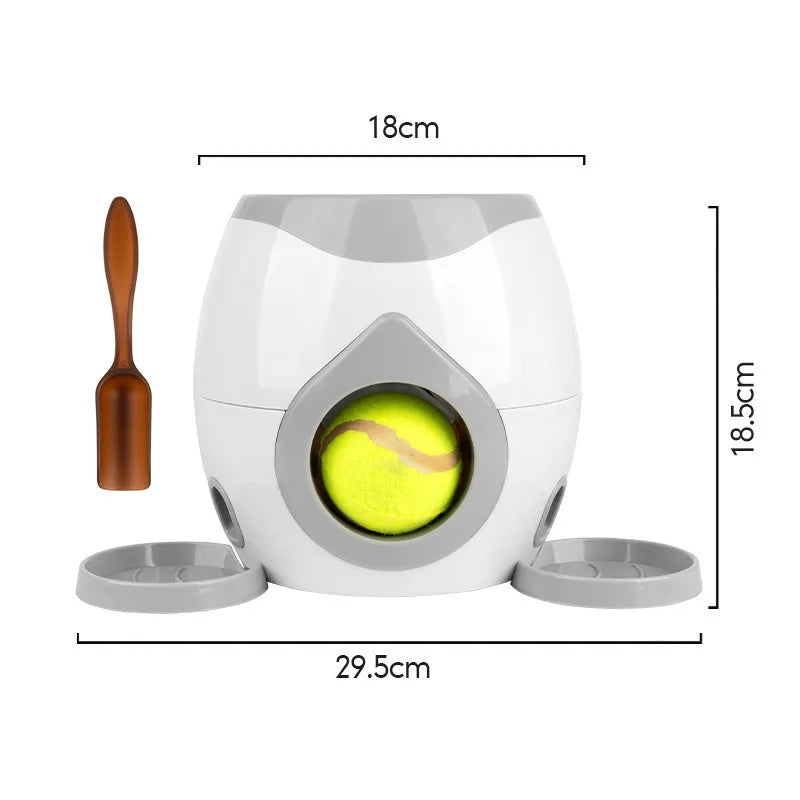 Automatic Dog Ball Launcher | Interactive Treat & Tennis Ball Throwing Ball