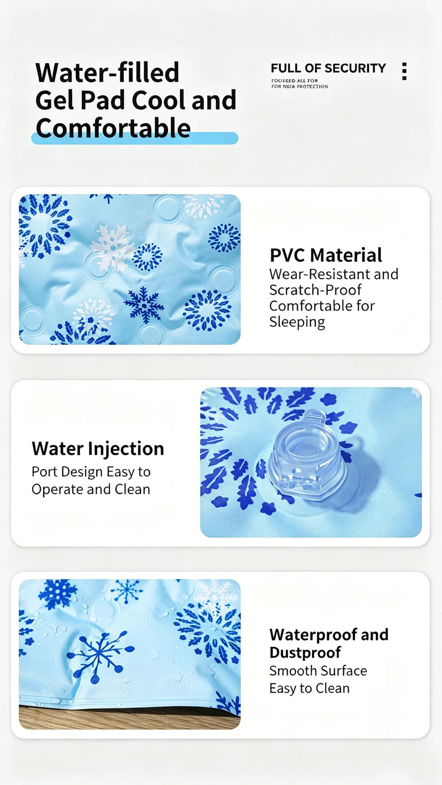 Pet Cooling Mat - Self-Cooling Summer Pad for Dogs & Cats